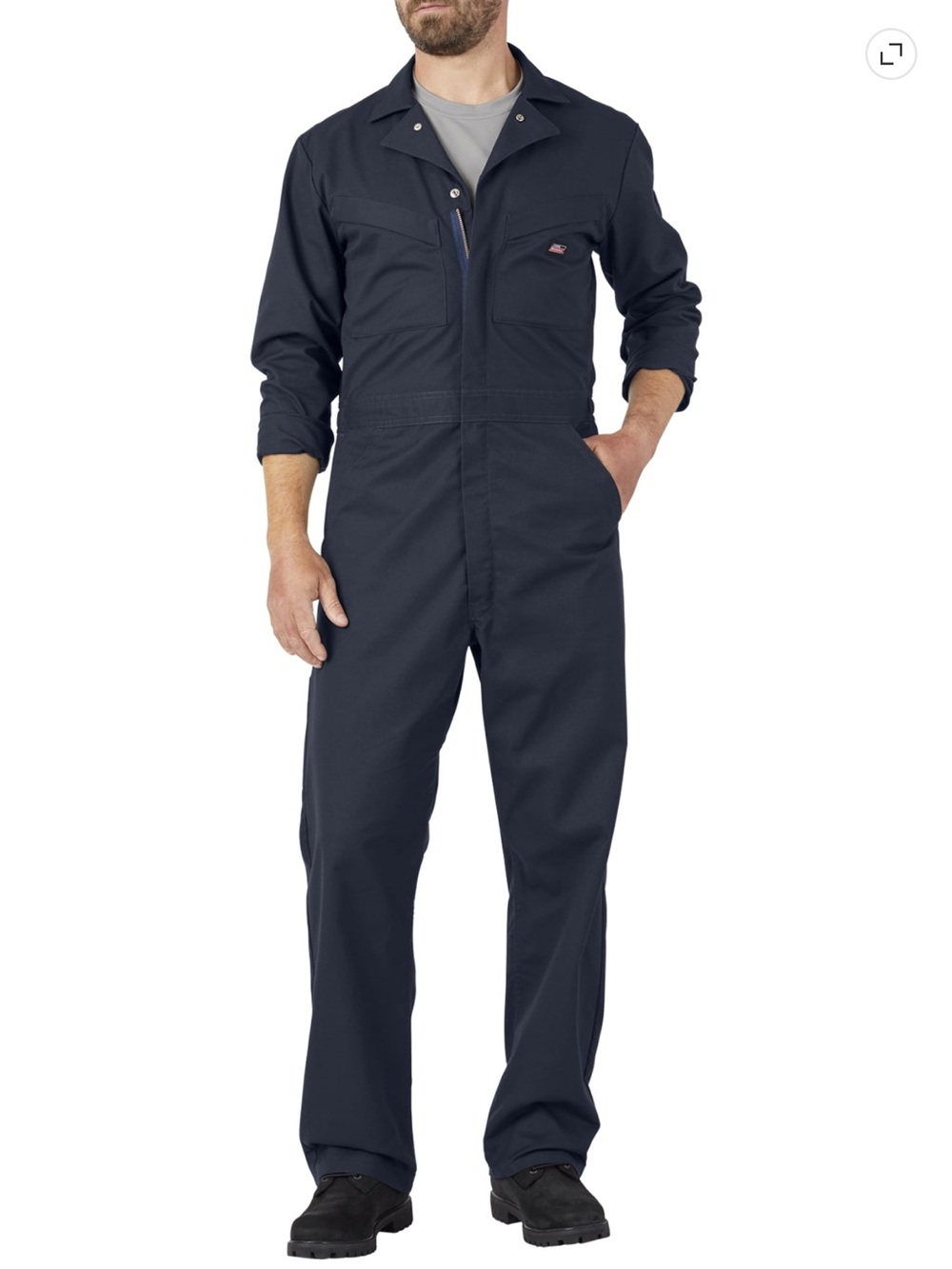Dickies Men's Long Sleeve Coveralls Blue NWT 2 XLT